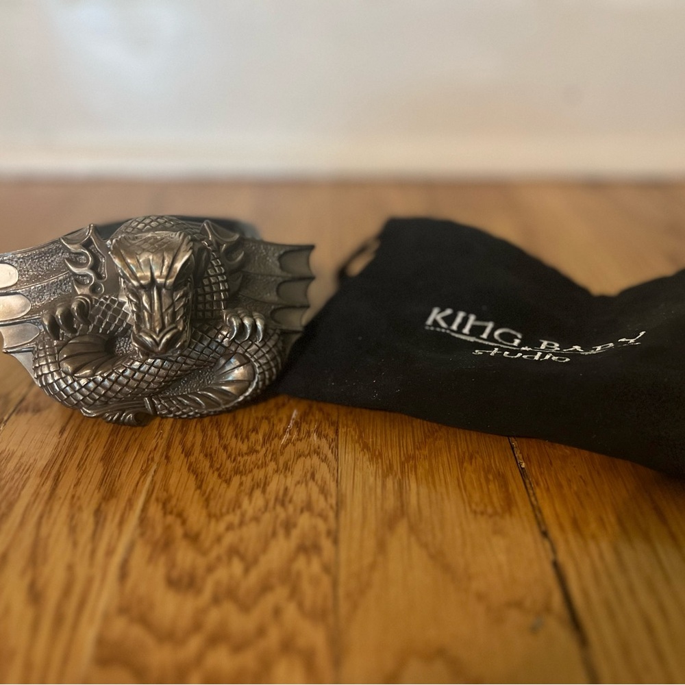 Dragon Belt Buckle with belt